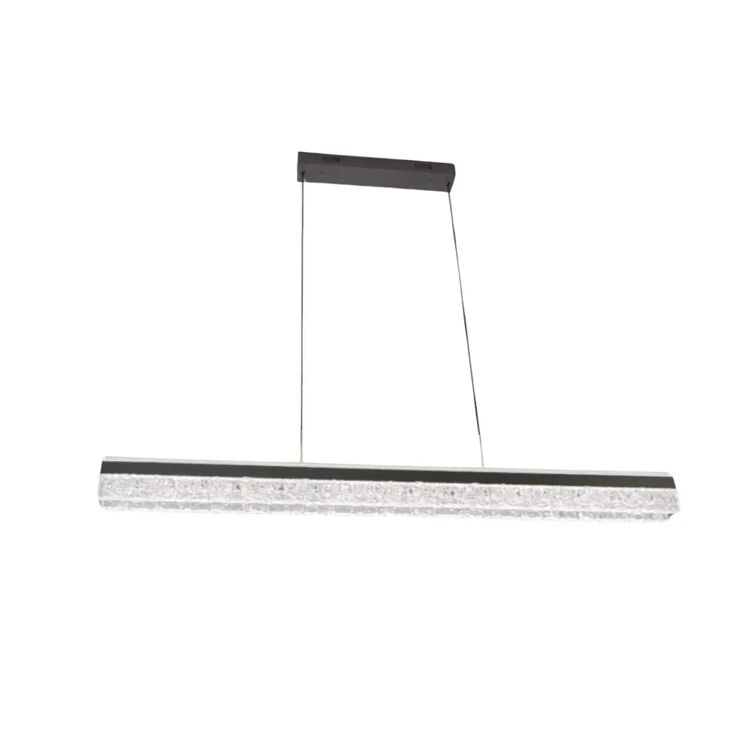 Lustra Led Suspendata Cu Telecomanda Mathias, Lumina Rece/Calda/Neutra, Dimabila,Inaltime Reglabila - vivimall.ro