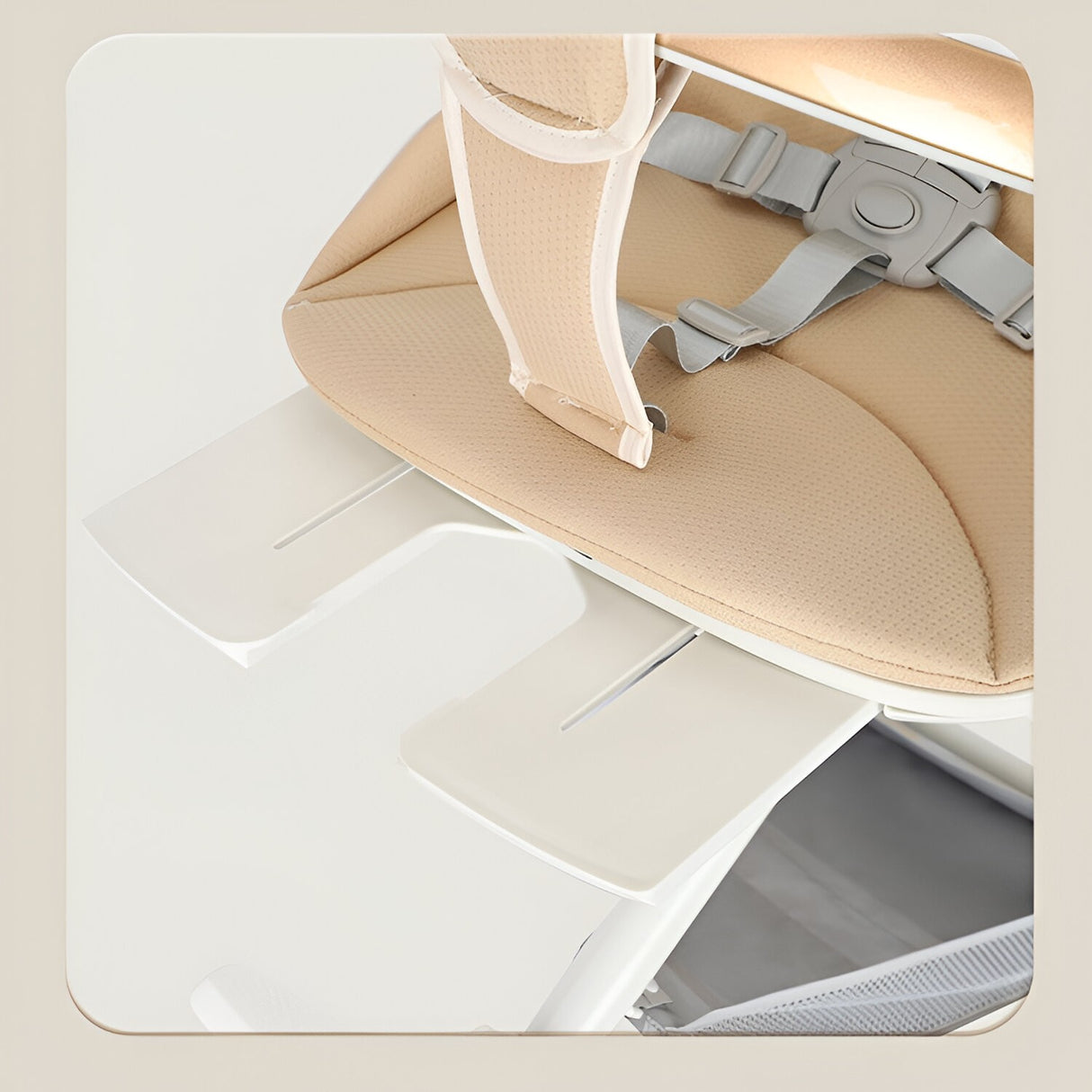 Carucior Sport Vivimall 3in1, 6-36 Luni, Reversibil, Pliabil, Tavita pentru Masa, Pozitie de Somn, Centura de Siguranta, Roti 360, Suport Pahar, Copertina pentru Soare, 32x63x95cm, Crem Model Jungla