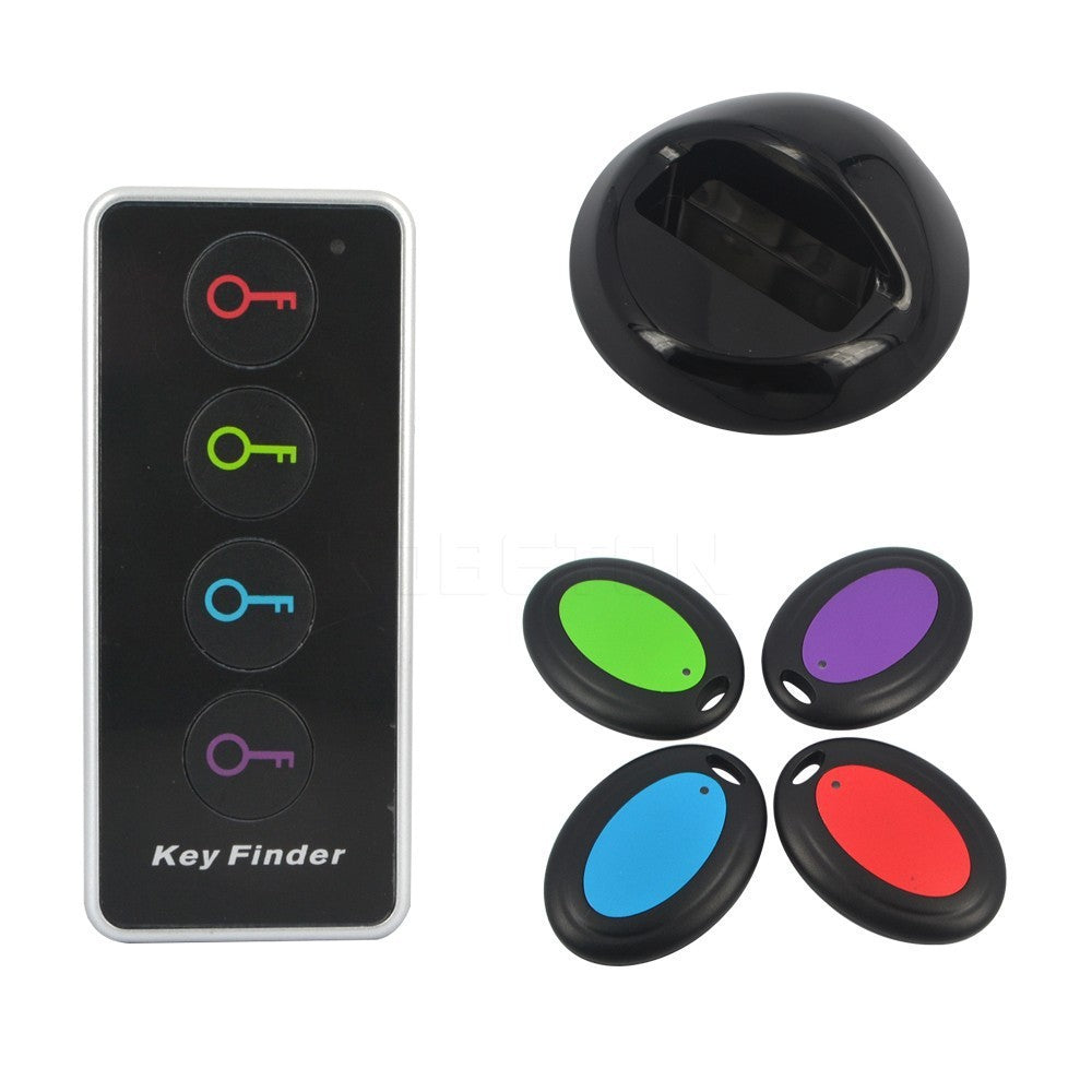 Dispozitiv Anti-Pierdere, Vivimall, 4 Receptoare cu Telecomanda, 120 (dB), Emitator cu Lanterna, Multicolor - vivimall.ro