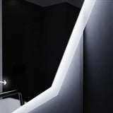 Oglinda Led Poligon, 70Cm, Judith Senzor Motionglow Marcello, Sistem Dezaburire, Ceas & Termometru - vivimall.ro