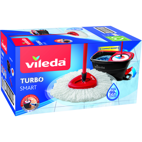 Mop Vileda Turbo Smart Sistemă - set complet cu microfibră