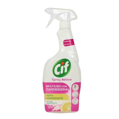CIF Spray Activ Con Candeggina 650 ML - Igienizare Eficientă