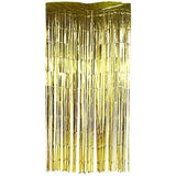 Perdea Franjurata, Pentru Fundal De Poze, Amenajare Colorata A Petrecerii, Dimensiune , Gold - vivimall.ro