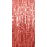 Perdea Franjurata, Vivimall, Model Decor Petrecere, pentru Fundal de Poze, Amenajare Colorata a Petrecerii, Dimensiune 100x200 cm, Rose Gold