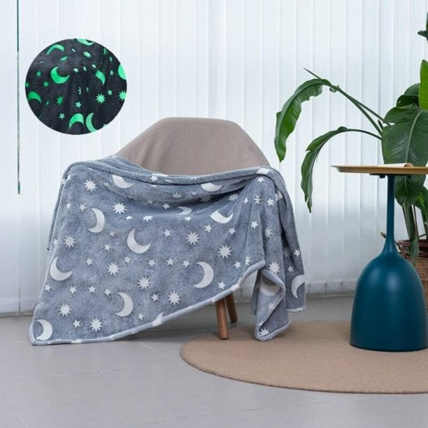Patura Fosforescentă Cu Cer Instelat | GlowBlanket - vivimall.ro