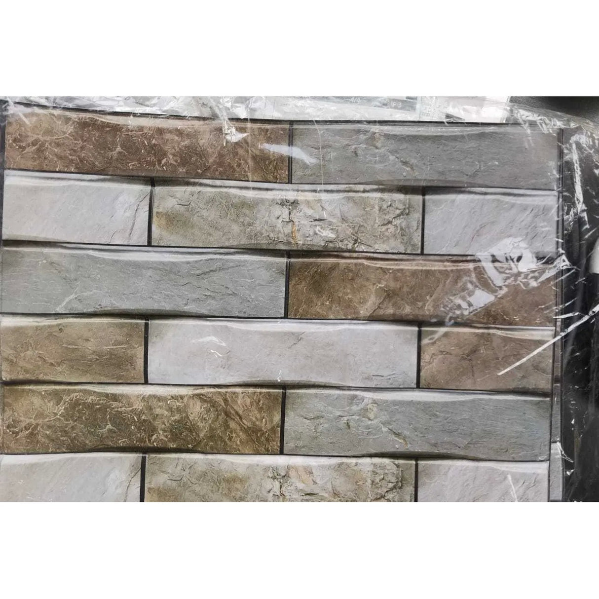 10 X Placi Tapet Autocolant 3D Cu Imitatie De Marmura, Pentru Perete Bucatarie Sufragerie, Usor De Curatat, Rezistent La Apa, Autoadeziv, Gri Bej, Resigilat - vivimall.ro