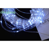 Instalatie Luminoasa De Craciun Tip Furtun Luminos, 100 Led-Uri, 12 Metri Lungime, 8 Programe, 2 Metri Prelungitor, Sarma Din Cupru, Incarcare Solara, Rece