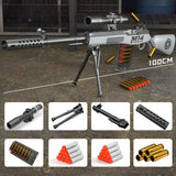 Pusca De Jucarie M14 Ultrarealista, Manuala, Cu Luneta, 20 De Proiectile Din Spuma Moale, 5 Cartuse, 100 Cm, 8 Ani+ - vivimall.ro