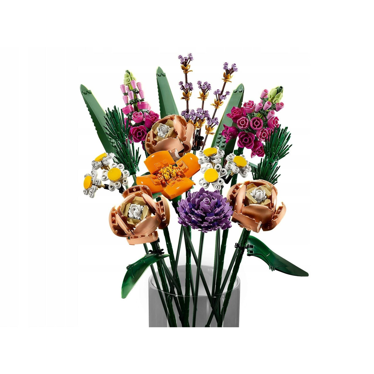 Set De Constructie Buchet De Flori, Ornament Creativ, 756 De Piese, Multiple Variante De Asamblare - vivimall.ro