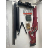 Pusca De Jucarie Awm Ultrarealista, Manuala, Cu Luneta, 10 De Proiectile Din Spuma Moale, 5 Cartuse, 106 Cm, 14 Ani+ - vivimall.ro