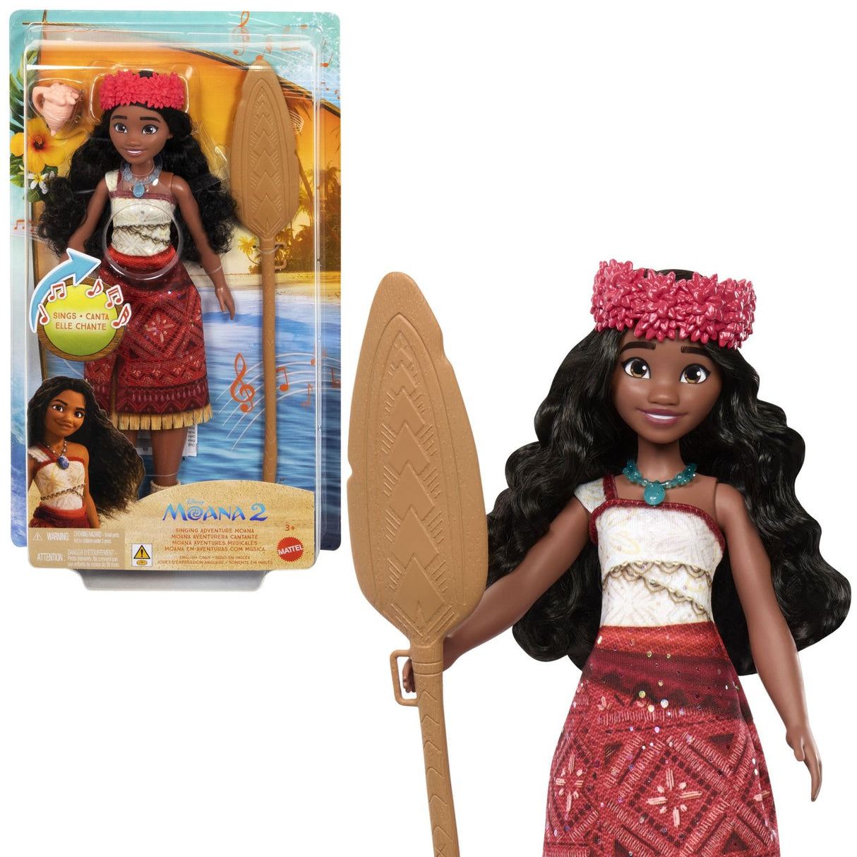 DISNEY PRINCESS PAPUSA VAIANA 2 CANTAREATA