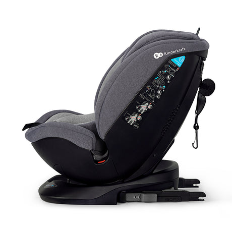 SCAUN AUTO KINDERKRAFT XPEDITION ROTATIV, 0-36 KG, CU ISOFIX, GREY