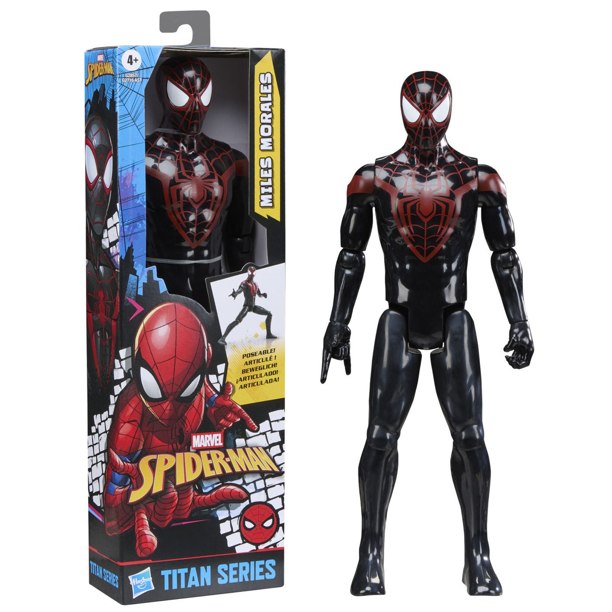 MARVEL SPIDER MAN TITAN SERIES FIGURINA MILES MORALES