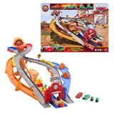 CARS RACE AND RESCUE SET DE JOACA CURCUIT DE SALVARE SI 3 MASINUTE METALICE