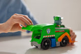 PATRULA CATELUSILOR SET VEHICUL DE BAZA CAMIONUL DE RECICLARE  SI FIGURINA ROCKY