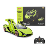 MASINUTA CONSTRUIBILA CU TELECOMANDA LAMBORGHINI SIAN FKP 37 SCARA 1 LA 18