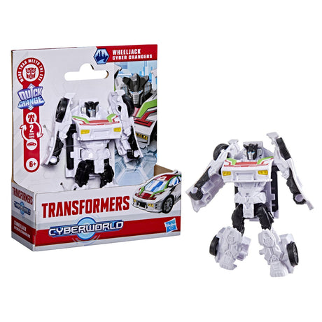 TRANSFORMERS CYBERWORLD ROBOT WHEELJACK CONVERTIBIL 10CM