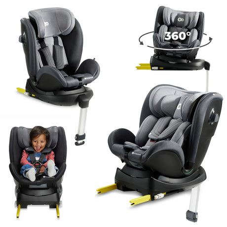 SCAUN AUTO I-SIZE, 40-125 CM, KINDERKRAFT XRIDER, GREY