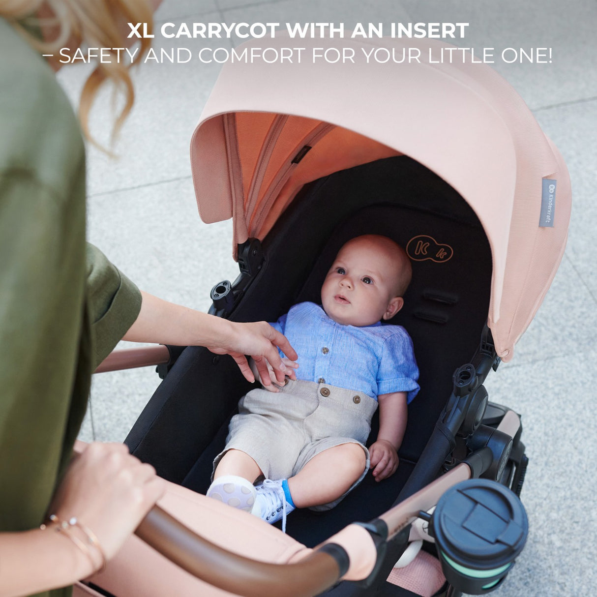 CARUCIOR MULTIFUNCTIONAL KINDERKRAFT MOOV 2 AIR 4IN1 SAND BEIGE