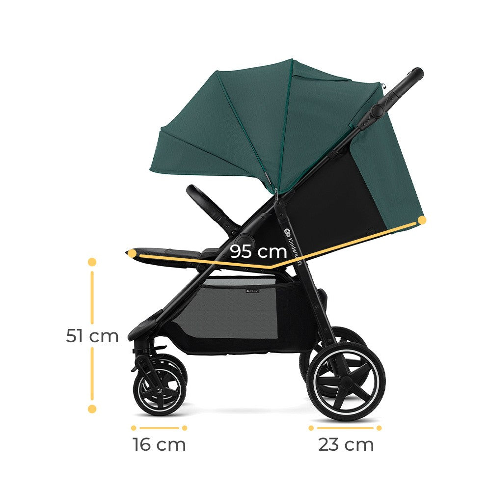 CARUCIOR SPORT KINDERKRAFT ROUTE, EMERALD GREEN