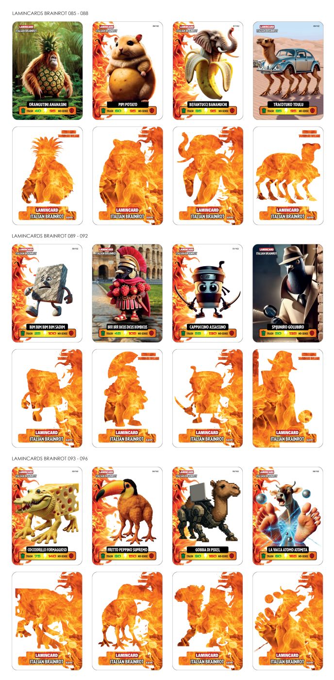 LAMINCARD ITALIAN BRAINROT