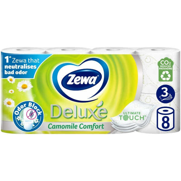 Hartie Igienica ZEWA Musetel 8 Role 3 Straturi - Comfort si Delicatețe
