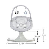 LEAGAN ELECTRIC KINDERKRAFT LULI, 2 IN 1, GREY