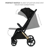 CARUCIOR SPORT KINDERKRAFT LOOM, 0-22 KG, INK BLACK
