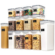 Set 14 cutii depozitare alimente transparente | StorePro - vivimall.ro