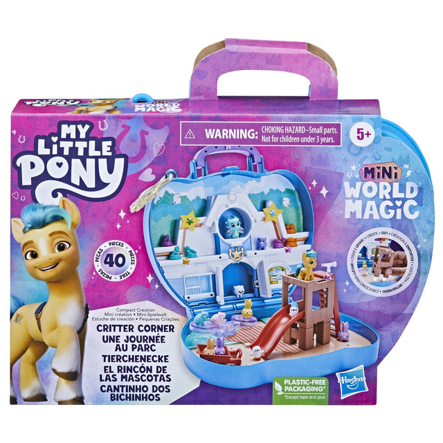 MY LITTLE PONY MINI WORLD MAGIC SET DE JOACA COMPACT CREATION CRITTER CORNER