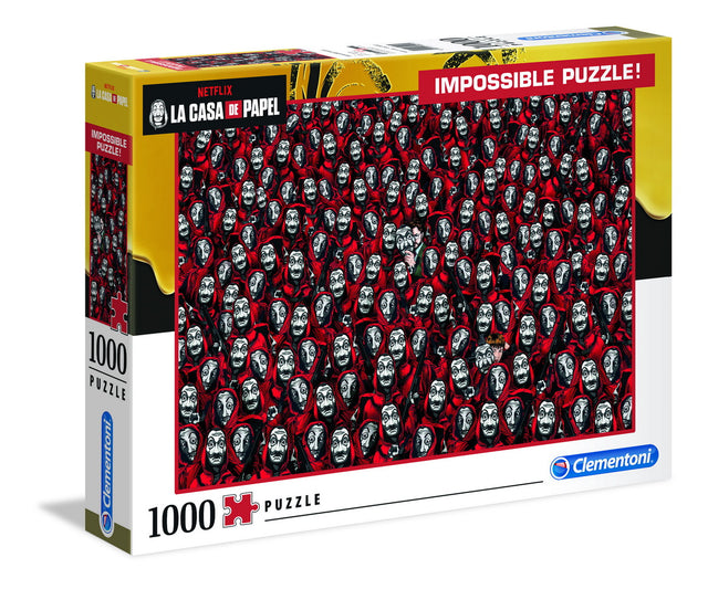 PUZZLE IMPOSSIBLE LA CASA DE PAPEL 1000 DE PIESE CLEMENTONI