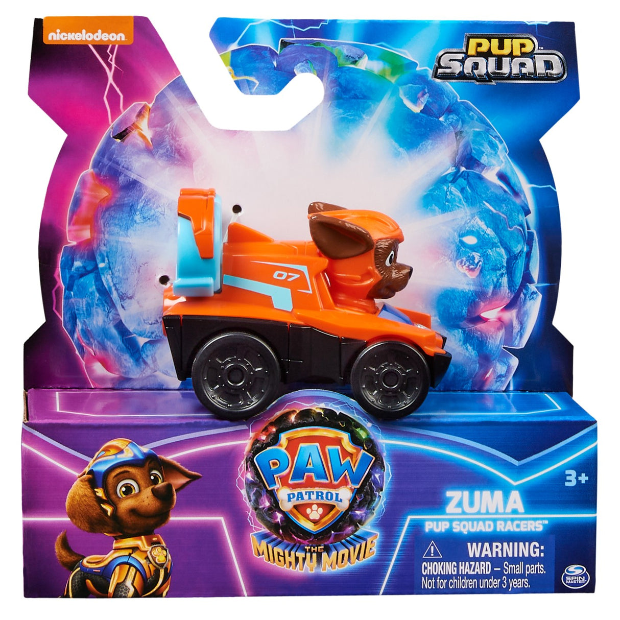 PATRULA CATELUSILOR PUP SQUAD RACERS VEHICUL METALIC ZUMA SCARA 1:55