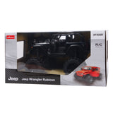 MASINA CU TELECOMANDA JEEP WRANGLER JL NEGRU CU SCARA 1 LA 14
