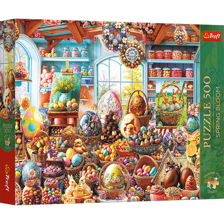 PUZZLE TREFL 500 PREMIUM PLUS SPRING BLOOM MAGAZIN DE DULCIURI DE PASTE
