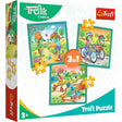 PUZZLE TREFL 3IN1 INTALNIREA FAMILIEI TREFELIK