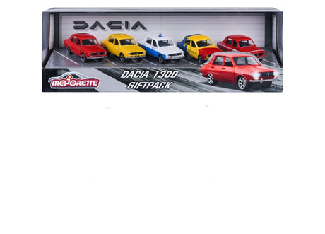 MAJORETTE DACIA 1300 SET 5 MASINUTE METALICE SCARA 1:64