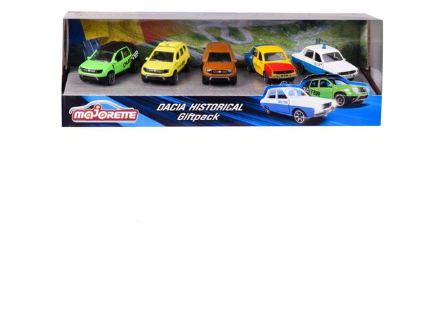 MAJORETTE SET 5 MASINUTE METALICE DACIA