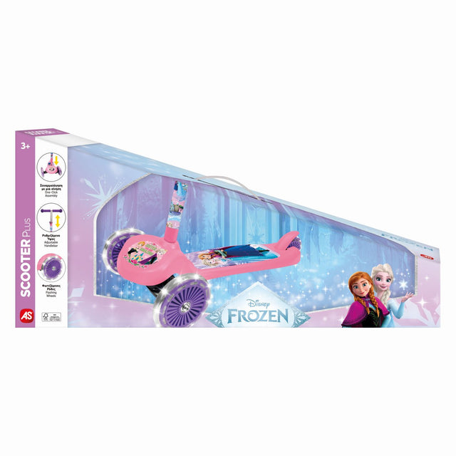 TROTINETA CU 3 ROTI LUMINOASE FROZEN