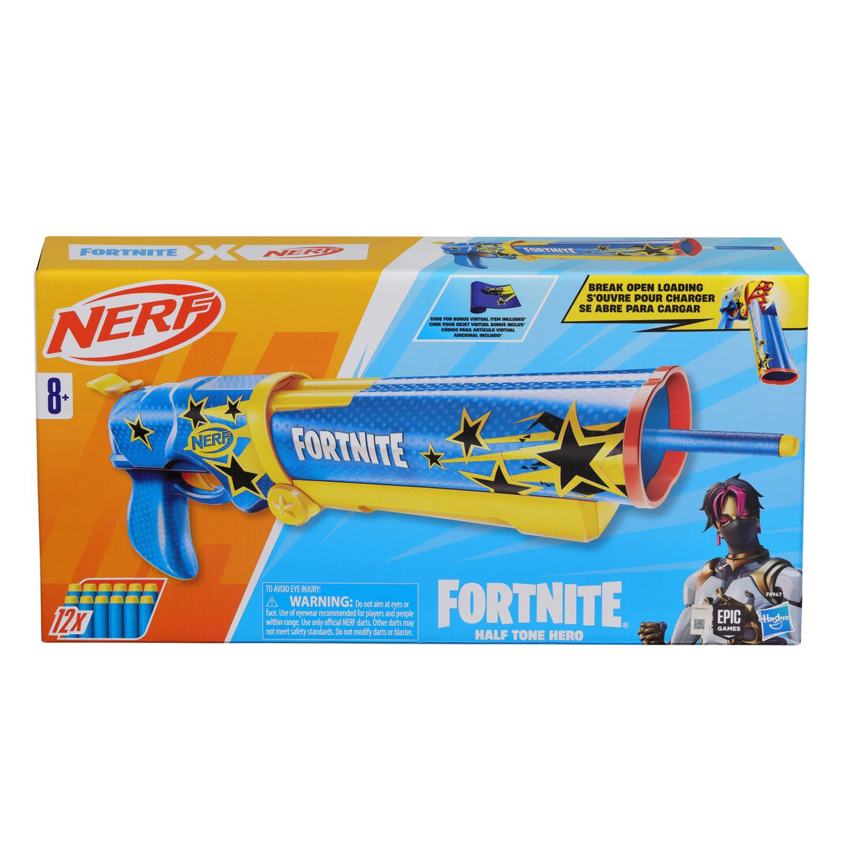 NERF BLASTER FORTNITE HALF TONE HERO