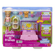 BARBIE FAMILY AND FRIENDS SET CLUBUL LUI CHELSEA PETRECERE CU CEAI SURPRIZA