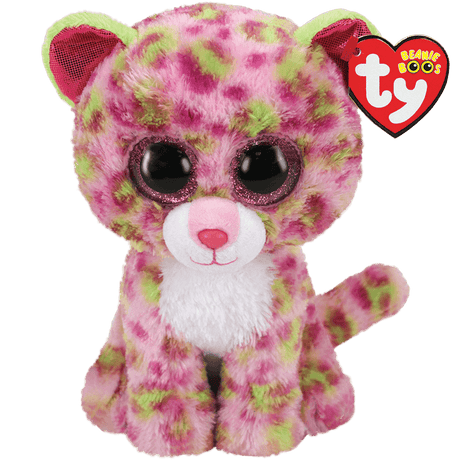 PLUS TY 24CM LEOPARD ROZ