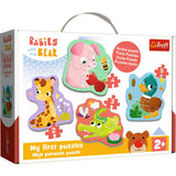 PUZZLE TREFL BABY CLASIC PUII DE ANIMALE 14 PIESE
