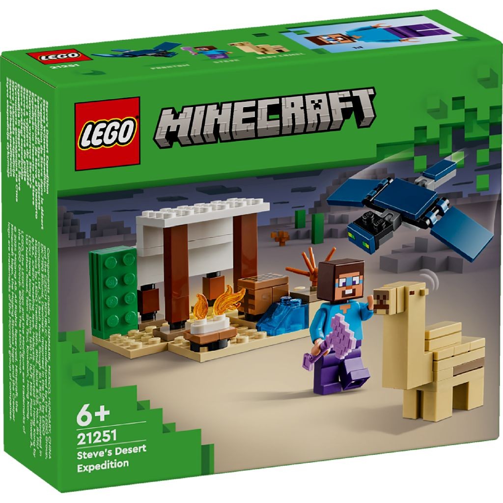 LEGO MINECRAFT EXPEDITIA IN DESERT A LUI STEVE 21251