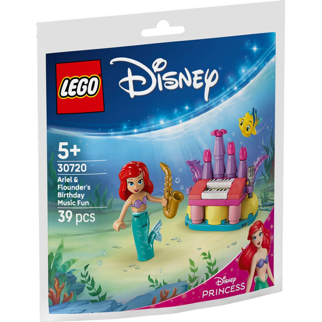 LEGO DISNEY PRINCESS DISTRACTIE MUZICALA CU FLOUNDER DE ZIUA DE NASTERE A LUI ARIEL 30720