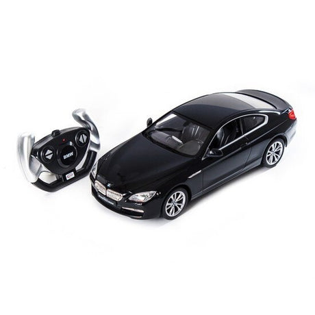 MASINA CU TELECOMANDA BMW SERIA 6 NEGRU CU SCARA 1 LA 14
