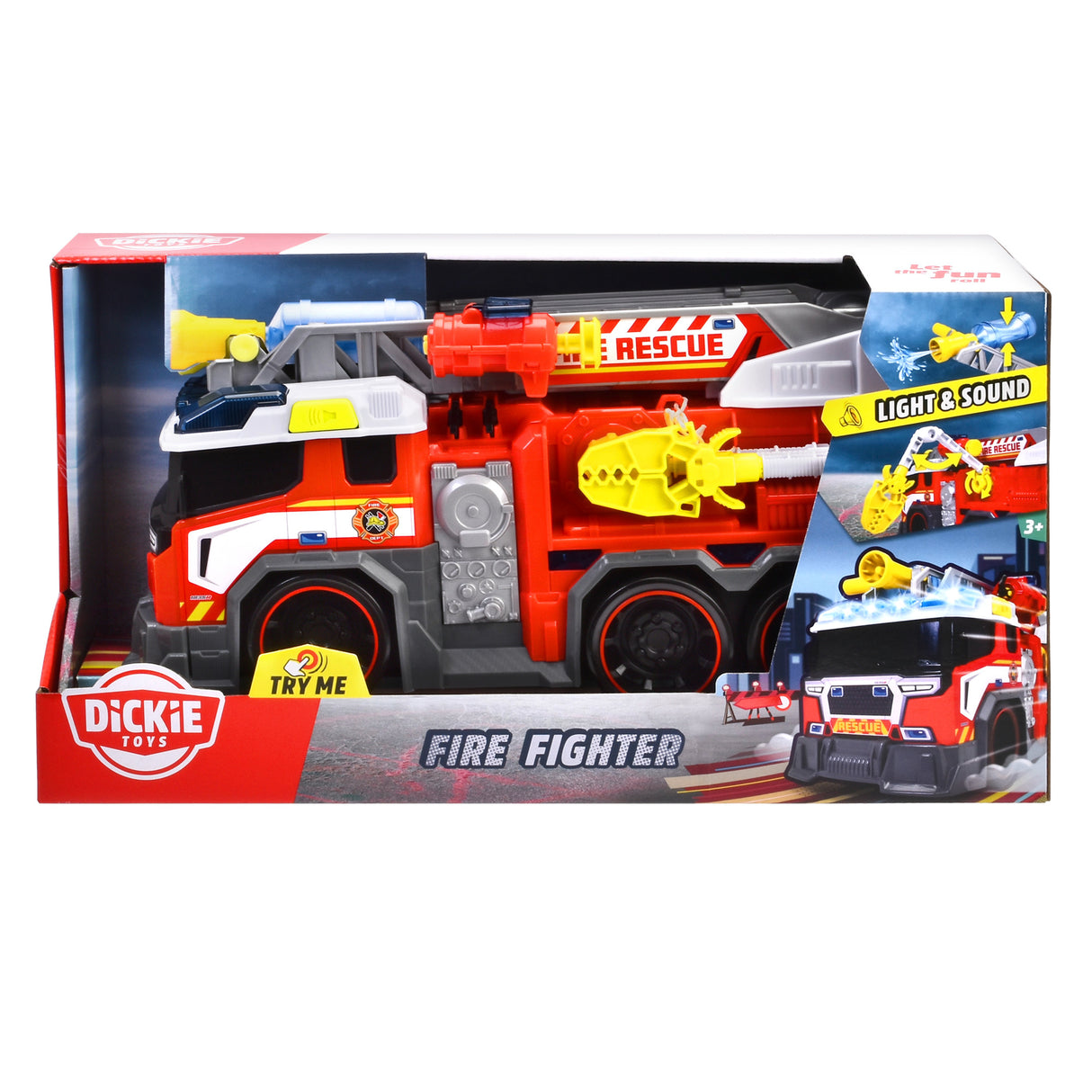 DICKIE TOYS MASINA DE POMPIERI CU LUMINI SI SUNETE 37.5CM
