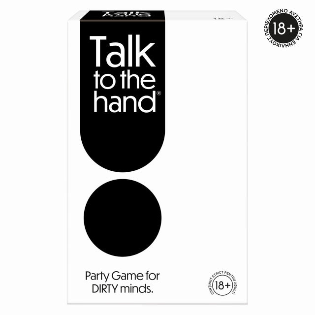 JOC DE SOCIETATE TALK TO THE HAND IN LIMBA ROMANA