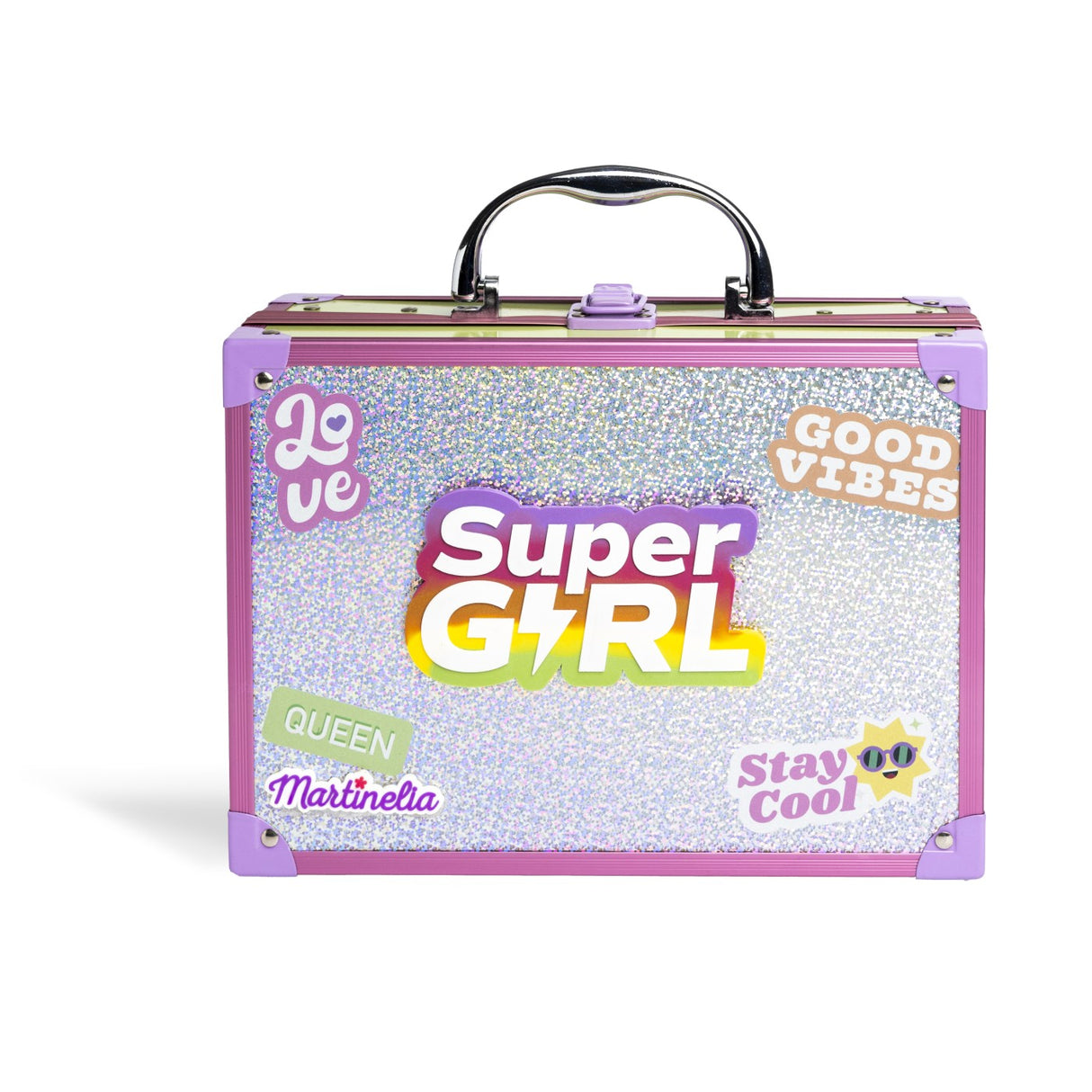 MARTINELIA SUPERGIRL TRUSA DE MACHIAJ CU OGLINDA LED