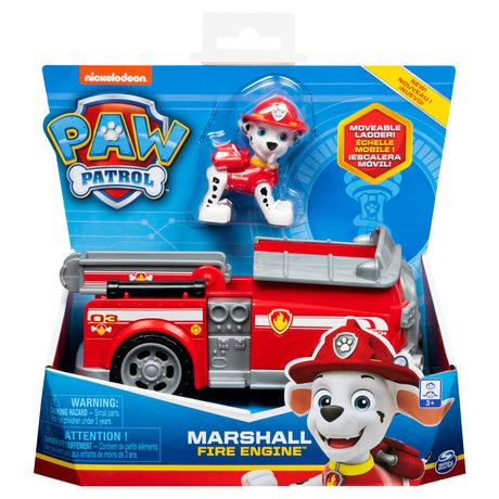 PATRULA CATELUSILOR VEHICULE CU FIGURINA MARSHALL