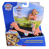 PATRULA CATELUSILOR SET FIGURINA LIBERTY SI MOTOCICLETA DE SALVARE